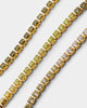 Saint Morta Micro Coloured Tennis Bracelet Gold/Green