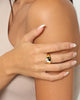 Raising Hell Women's Ying Yang Ring Gold/Black/White