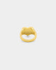 Raising Hell Women's Pastel Hearts Ring Gold/Blue