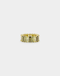 Raising Hell Women's Over The Rainbow Ring Green