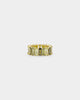 Raising Hell Women's Over The Rainbow Ring Green