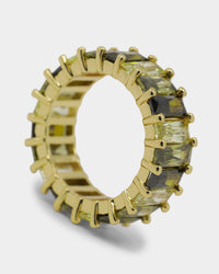 Raising Hell Women's Over The Rainbow Ring Green
