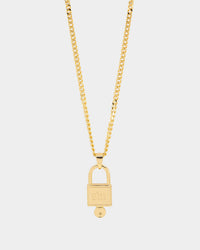 Saint Morta Locked and Found Chain Gold
