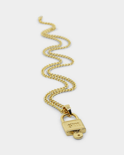 Saint Morta Locked and Found Chain Gold