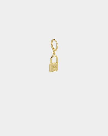 Saint Morta Locked and Found Earring Gold