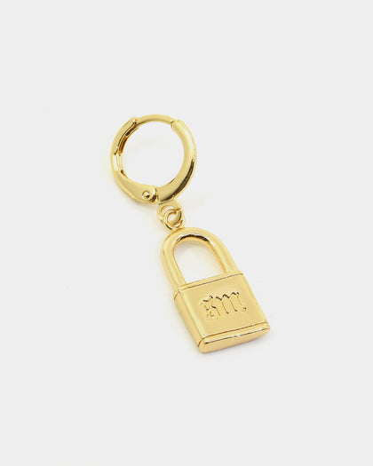 Saint Morta Locked and Found Earring Gold