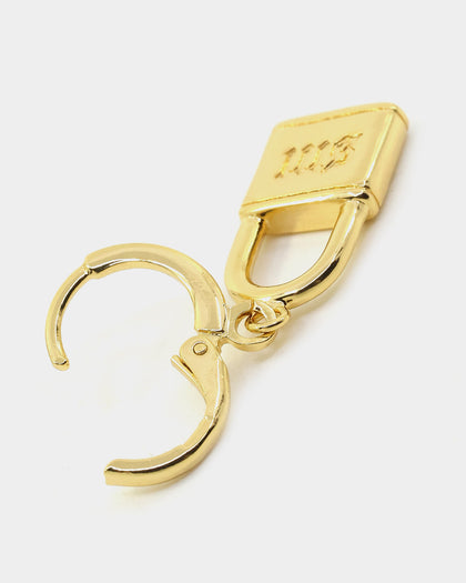 Saint Morta Locked and Found Earring Gold