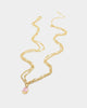 Raising Hell Women's Pendant Figaro Choker Necklace Pink/Gold