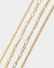 Raising Hell Women's Pendant Figaro Choker Necklace Pink/Gold