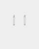 Wild For The Weekend Paint Dripping Earrings Silver