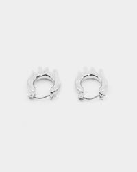 Wild For The Weekend Paint Dripping Earrings Silver