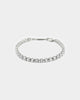 NXS Round Cut Tennis Bracelet Iced White Gold