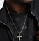 NXS Iced Cross Pendant Iced Gold
