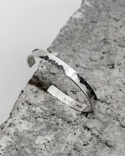 PYRA PYRA x BLKDVL Eroded Cuff Silver