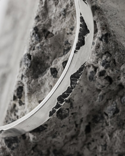 PYRA PYRA x BLKDVL Eroded Cuff Silver
