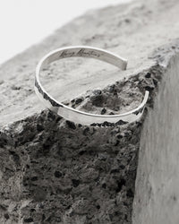 PYRA PYRA x BLKDVL Eroded Cuff Silver
