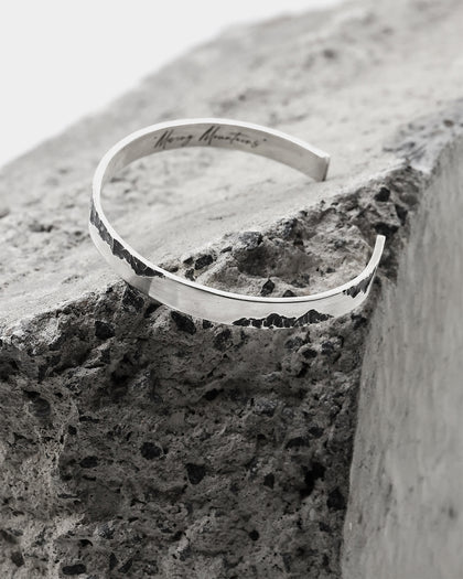 PYRA PYRA x BLKDVL Eroded Cuff Silver