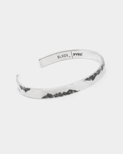 PYRA PYRA x BLKDVL Eroded Cuff Silver