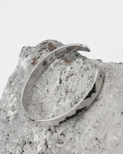 PYRA PYRA x BLKDVL Eroded Cuff Silver