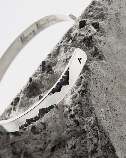 PYRA PYRA x BLKDVL Eroded Cuff Silver
