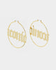 Raising Hell Women's 'Iconic' Hoop Earrings Gold