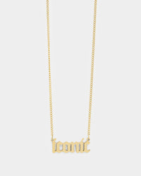 Raising Hell Women's Iconic Pendant Necklace Gold