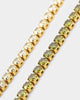 NXS 3mm Tennis Gradient Bracelet Green/Gold