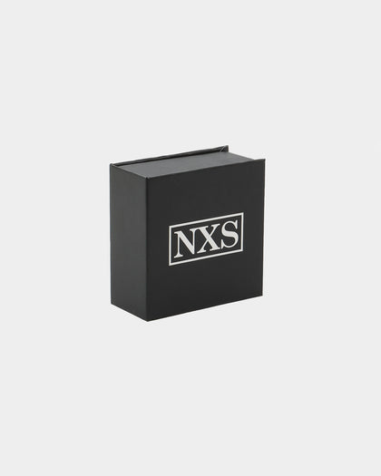 NXS Dagger Earrings White Gold