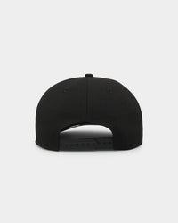 New Era New York Yankees 9FIFTY High Crown Pre-Curved Snapback Black/Black