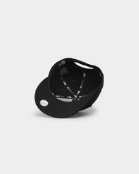 New Era New York Yankees 9FIFTY High Crown Pre-Curved Snapback Black/Black