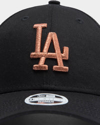 New Era Women's Los Angeles Dodgers 9FORTY Strapback Black/Rose Gold