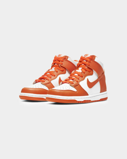 Nike Kid's Dunk High (GS) "Syracuse" White/Orange