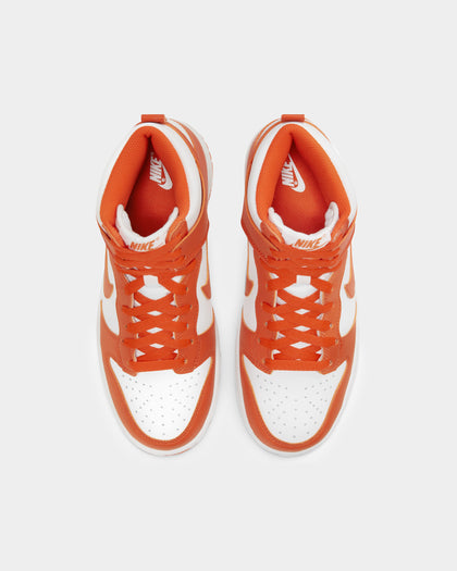 Nike Kid's Dunk High (GS) "Syracuse" White/Orange
