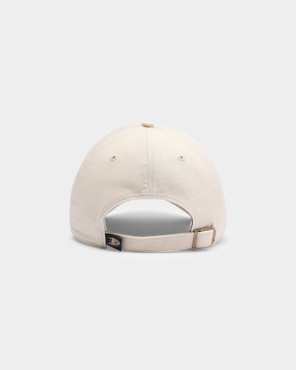 47 Brand Men's Anaheim Ducks Clean Up Strapback Natural/Black
