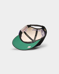 Mitchell & Ness Los Angeles Lakers 'Cream Paintbrush' Deadstock Snapback Cream