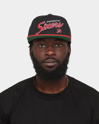 Mitchell & Ness Philadelphia 76ers 'Team Script 2.0 Hardwood Classics' Fitted Black
