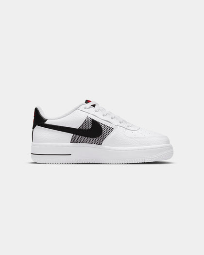 Nike Kids' Air Force 1 LV8 EMB (GS) White/Black