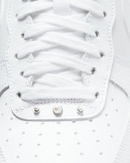 Nike Women's Air Force 1 '07 SE White/White/Metallic Silver/Black