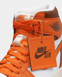 Nike Women's Air Jordan 1 Retro Hi OG "Starfish" White/Starfish/Cacao Wow