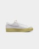 Nike Women's Blazer Low Platform Shoes White/White-Lemon