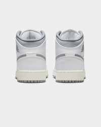 Jordan Kids' Air Jordan 1 Mid (GS) "Vintage Grey" White/Stealth