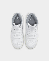 Jordan Kids' Air Jordan 1 Mid (GS) "Vintage Grey" White/Stealth