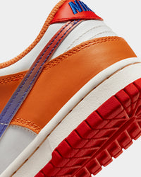 Nike Kids' Dunk Low (GS) "Orange/Blue" Sail/Game Royal/University Red