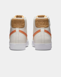 Nike Blazer Mid '77 EMB "Inspected By Swoosh" Phantom/Hot Curry-Pearl White
