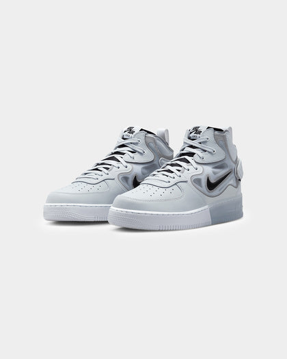 Nike Air Force 1 Mid React Pure Platinum/Blue