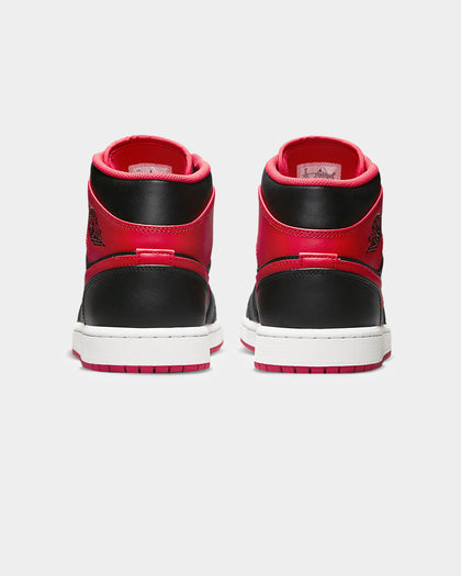 Jordan Kids' Air Jordan 1 Mid (GS) "Alternate Bred" Black/Fire Red-White