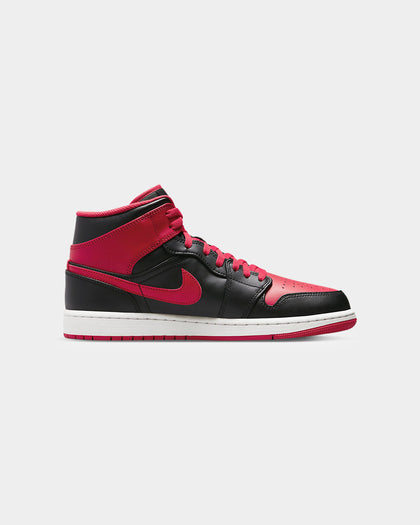 Jordan Kids' Air Jordan 1 Mid (GS) "Alternate Bred" Black/Fire Red-White