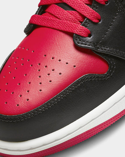 Jordan Kids' Air Jordan 1 Mid (GS) "Alternate Bred" Black/Fire Red-White