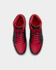 Jordan Kids' Air Jordan 1 Mid (GS) "Alternate Bred" Black/Fire Red-White