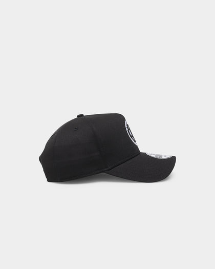 New Era Brooklyn Nets 'Rose Emblem' 9FORTY A-Frame Snapback Black/Rose